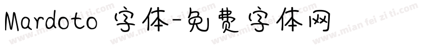Mardoto 字体字体转换